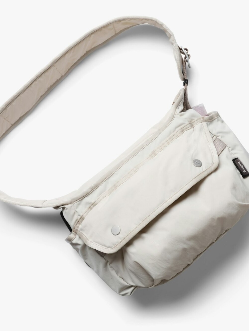 Bellroy Cinch Sling Cream Shoulder Bag – Minimal Everyday Over The Shoulder
